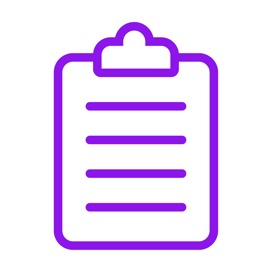 HarrietForrest-Iconsforrefreshforsocialproofstatstrips-256x256px-AKM-MK-12Feb2026-Purple-clipboard - 17173